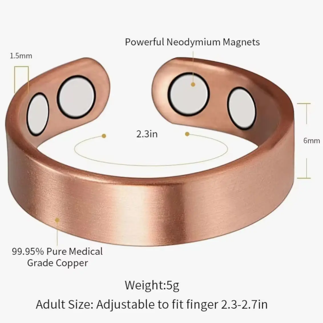 Bague d’Harmonie – Énergie, Intention & Bien-être